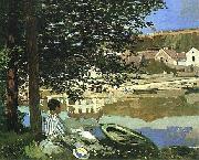On the Bank of the Seine, Bennecourt, 1868, Claude Monet